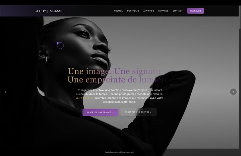 Site photographe Glody McMari